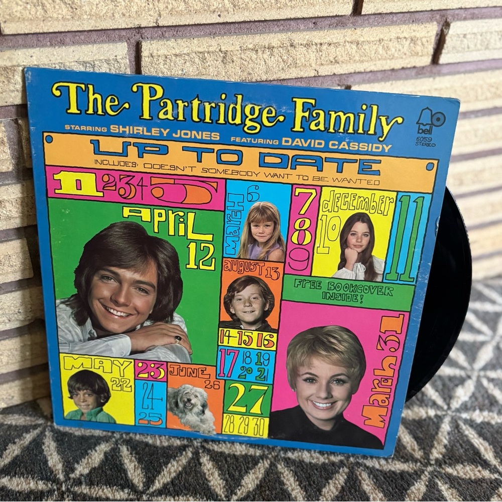 70's The Partridge Family "Up to Date" Record - 1971 - 70's TV Sitcom - Album